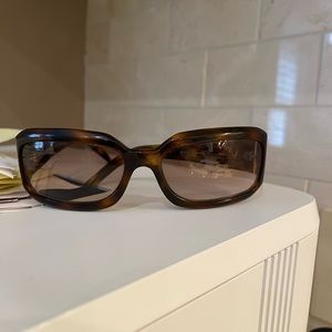 Chanel brown gradient lenses tortoise shell sunglasses 5064b